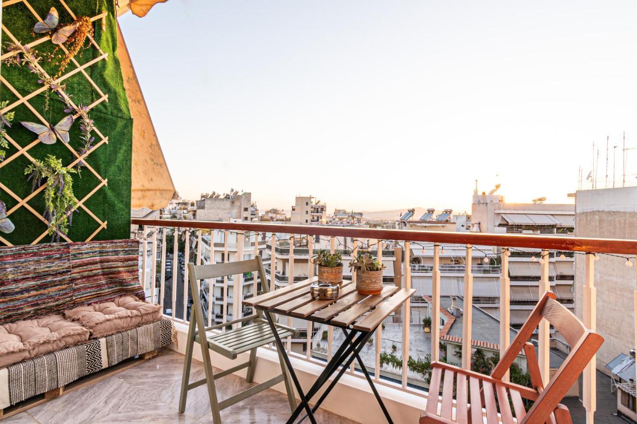 Vintage Apartment In Athens-Zografou Exterior foto